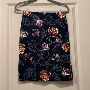 LOFT Floral Skirt